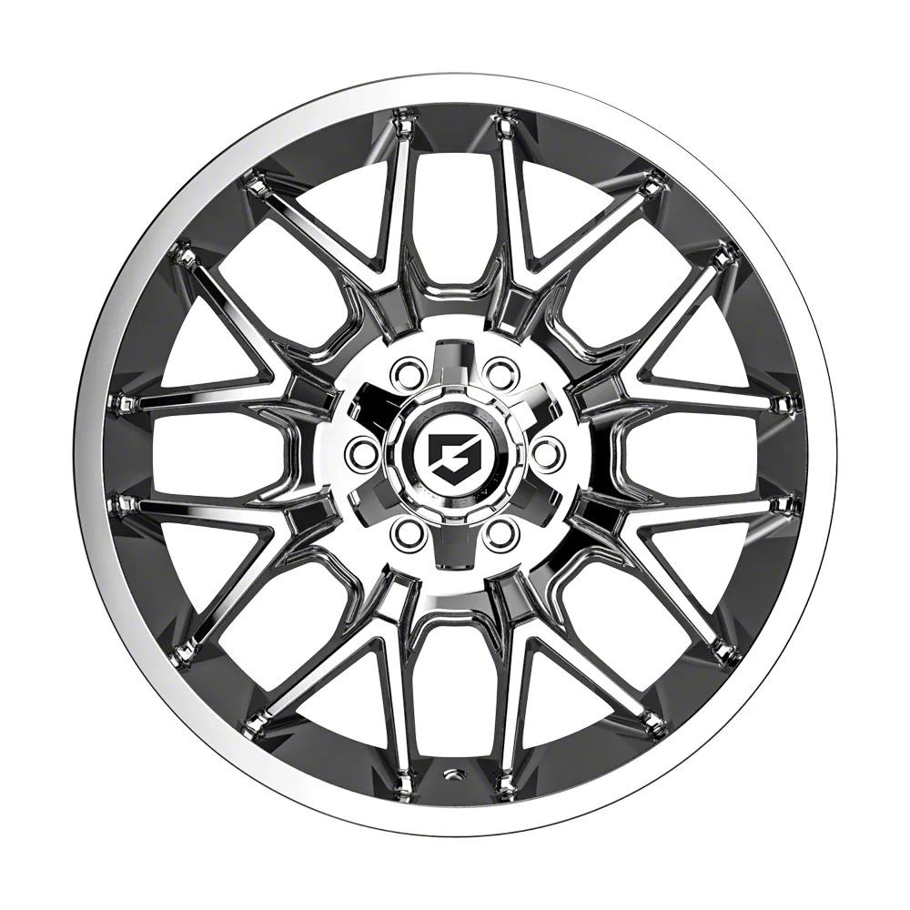 Gear Off-Road Silverado 1500 768 Chrome 6-Lug Wheel; 20x9; 0mm Offset ...