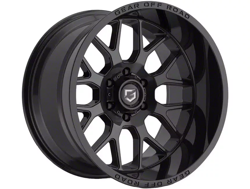 Gear Off-Road Raid Gloss Black 6-Lug Wheel; 18×9; 18mm Offset (15-20 F-150)