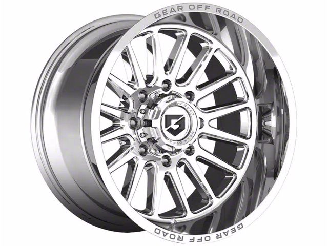 Gear Off-Road Leverage Chrome 6-Lug Wheel; 20x10; -19mm Offset (15-20 Tahoe)