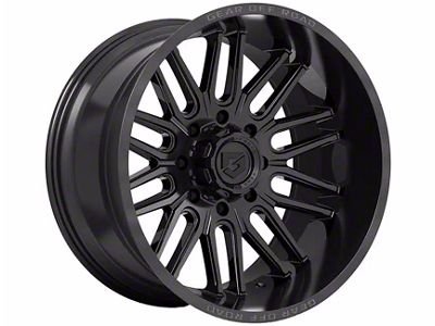 Gear Off-Road Lumen Gloss Black 8-Lug Wheel; 20x10; -12mm Offset (23-25 F-250 Super Duty)