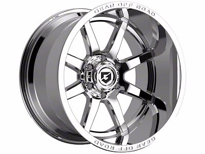 Gear Off-Road Pivot Chrome 6-Lug Wheel; 20x10; -19mm Offset (19-23 RAM 1500)