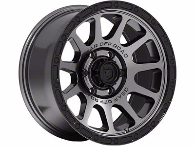 Gear Off-Road Proto Call Satin Anthracite with Satin Black Lip 6-Lug Wheel; 17x8.5; 0mm Offset (19-23 Ranger)