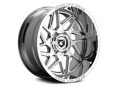 Gear Off-Road Ratio Chrome 6-Lug Wheel; 18x9; 18mm Offset (19-25 Sierra 1500)