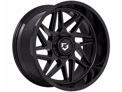 Gear Off-Road Ratio Gloss Black 8-Lug Wheel; 20x9; 18mm Offset (20-25 Sierra 2500 HD)