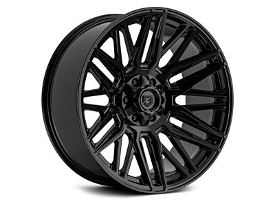 Gear Off-Road 770 Gloss Black 8-Lug Wheel; 20x9; 18mm Offset (20-24 Sierra 3500 HD SRW)