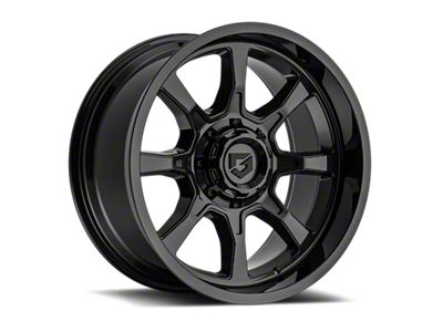 Gear Off-Road 772 Gloss Black 6-Lug Wheel; 20x10; -12mm Offset (19-24 Silverado 1500)