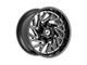 Gear Off-Road 769 Gloss Black Milled 8-Lug Wheel; 20x10; -19mm Offset (20-24 Silverado 2500 HD)