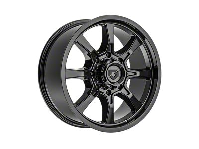 Gear Off-Road 772 Gloss Black 8-Lug Wheel; 20x9; 18mm Offset (20-25 Silverado 2500 HD)