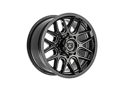 Gear Off-Road 771 Gloss Black 8-Lug Wheel; 18x9; 18mm Offset (20-25 Silverado 3500 HD SRW)
