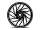 Gear Off-Road 769 Gloss Black Milled 6-Lug Wheel; 22x10; -19mm Offset (21-24 Yukon)