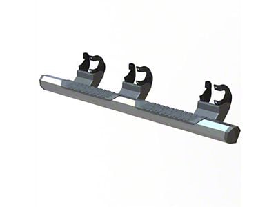 GEM Tubes Octa Series Nerf Side Step Bars; Chrome (15-24 F-150 SuperCab)