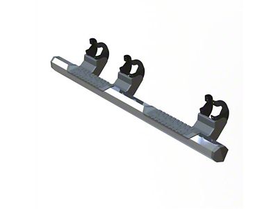 GEM Tubes Octa Series Nerf Side Step Bars; Chrome (15-24 F-150 SuperCrew)