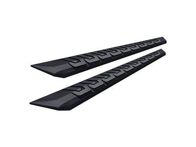 GEM Tubes T3 Series Running Boards; Black (15-25 F-150 Regular Cab)