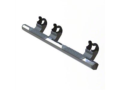 GEM Tubes Octa Series Nerf Side Step Bars; Chrome (17-25 F-350 Super Duty SuperCrew)