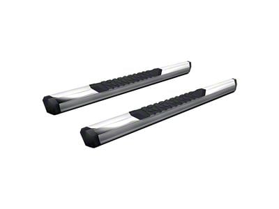 GEM Tubes Octa Series Nerf Side Step Bars; Chrome (02-08 RAM 1500 Regular Cab)