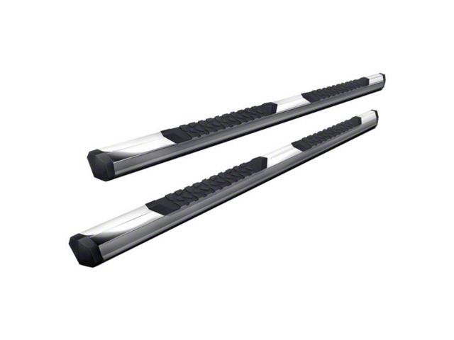 GEM Tubes Octa Series Nerf Side Step Bars; Chrome (02-08 RAM 1500 Mega Cab)