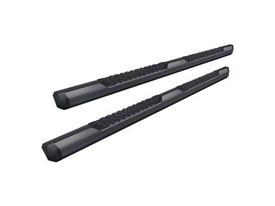GEM Tubes Octa Series Nerf Side Step Bars; Textured Black (02-08 RAM 1500 Quad Cab)