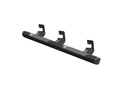 GEM Tubes Octa Series Nerf Side Step Bars; Textured Black (14-18 Sierra 1500 Double Cab)