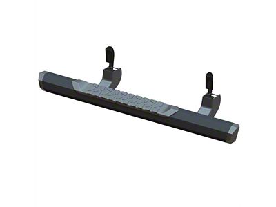 GEM Tubes Octa Series Nerf Side Step Bars; Textured Black (07-14 6.0L Sierra 2500 HD Regular Cab)