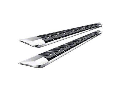 GEM Tubes T3 Series Running Boards; Chrome (15-19 6.0L Sierra 3500 HD Crew Cab)