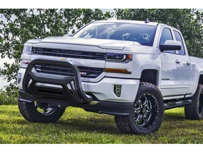 GEM Tubes Octa Series Bull Bar; Black (07-18 Silverado 1500)