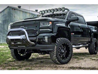 GEM Tubes Octa Series Bull Bar; Polished (07-18 Silverado 1500)