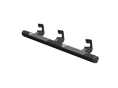 GEM Tubes Octa Series Nerf Side Step Bars; Textured Black (14-18 Silverado 1500 Double Cab)