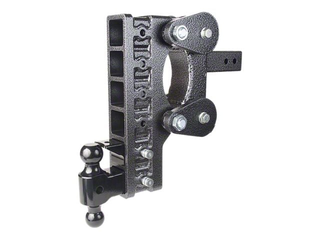 Gen-Y Hitch The BOSS Torsion-Flex 21K Adjustable 2.50-Inch Receiver Hitch Dual-Ball Mount with Pintle Lock; 12-Inch Drop (Universal; Some Adaptation May Be Required)