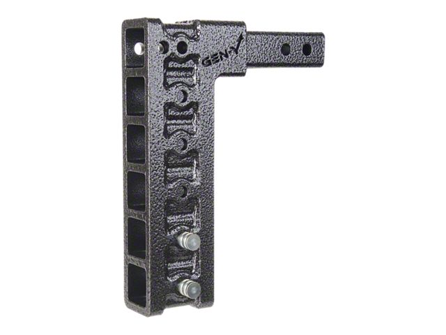 Gen-Y Hitch Mega-Duty 16K Adjustable 2-Inch Receiver Hitch Shank; 12.50-Inch Drop (Universal; Some Adaptation May Be Required)