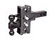 Gen-Y Hitch Mega-Duty 16K Adjustable 2-Inch Receiver Hitch Dual-Ball Mount with Pintle Lock; 5-Inch Offset Drop (Universal; Some Adaptation May Be Required)