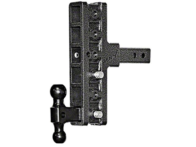 Gen-Y Hitch Mega-Duty 10K Adjustable 2-Inch Receiver Hitch Dual-Ball Mount; 7.50-Inch Offset Drop (Universal; Some Adaptation May Be Required)