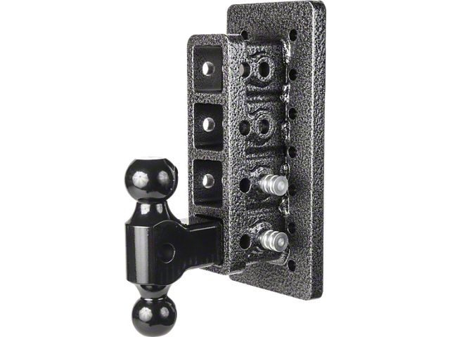 Gen-Y Hitch Mega-Duty Bolt-On 16K Adjustable 2-Inch Receiver Hitch Dual-Ball Mount; 7.50-Inch Drop (Universal; Some Adaptation May Be Required)