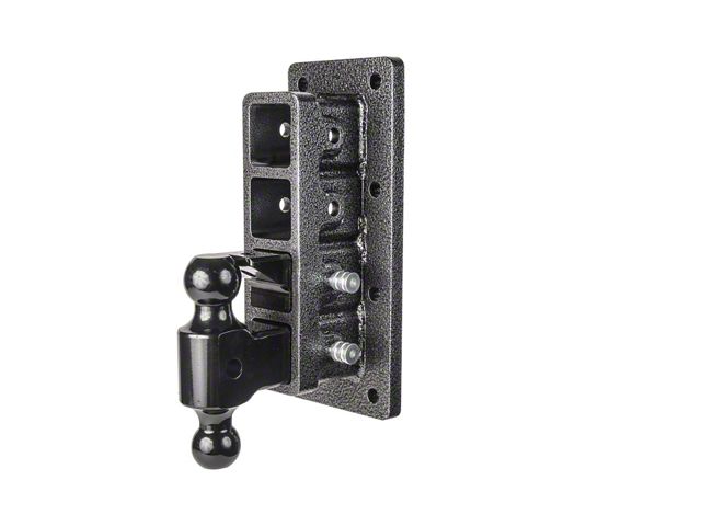 Gen-Y Hitch Mega-Duty Bolt-On 32K Adjustable 2.50-Inch Receiver Hitch Dual-Ball Mount with Pintle Lock; 9-Inch Drop (Universal; Some Adaptation May Be Required)