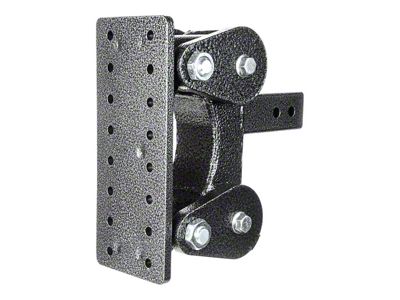 Gen-Y Hitch The BOSS Torsion-Flex 21K Adjustable Pintle Plate 2.50-Inch Receiver Hitch Shank; 5.50-Inch Drop (Universal; Some Adaptation May Be Required)