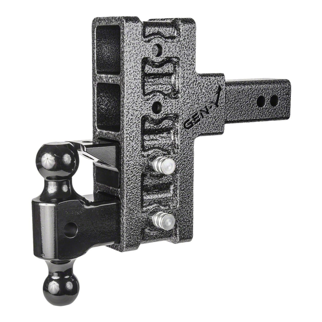 GenY Hitch RAM 2500 MegaDuty 2.50Inch Receiver Hitch 21K Adjustable Ball Mount; 6Inch Offset