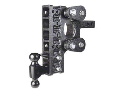 Gen-Y Hitch The BOSS Torsion-Flex 16K Adjustable 2.50-Inch Receiver Hitch Dual-Ball Mount with Pintle Lock; 10-Inch Drop (Universal; Some Adaptation May Be Required)