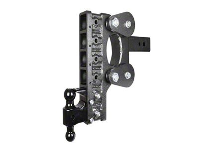 Gen-Y Hitch The BOSS Torsion-Flex 21K Adjustable 3-Inch Receiver Hitch Dual-Ball Mount with Pintle Kit; 12-Inch Drop (Universal; Some Adaptation May Be Required)
