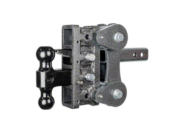 Gen-Y Hitch The BOSS Torsion-Flex 10K Adjustable 2-Inch Receiver Hitch Dual-Ball Mount with Pintle Lock; 10-Inch Drop (Universal; Some Adaptation May Be Required)