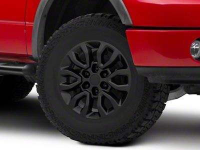 Gen2 Raptor Style Matte Black 6-Lug Wheel; 17x8.5; 34mm Offset (04-08 F-150)