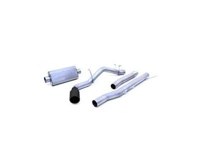 Gibson Black Elite Series Single Exhaust System with Black Tip; Side Exit (23-26 Canyon)
