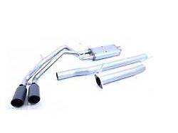 Gibson Black Elite Series Dual Sport Exhaust System with Black Tips; Same Side Exit (23-26 Colorado)