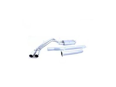 Gibson Dual Sport Exhaust System with Polished Tips; Same Side Exit (23-26 Colorado)