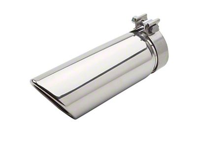 GM Direct Fit Exhaust Tip; 3-Inch; Polished (19-25 3.0L Duramax Sierra 1500)
