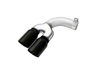 GM Direct Fit Exhaust Tips; 3.75-Inch; Black Chrome (19-25 5.3L Sierra 1500)