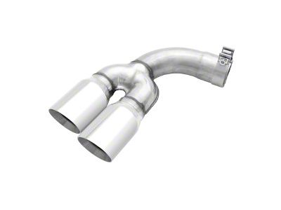 GM Direct Fit Exhaust Tips; 3.75-Inch; Polished (19-25 3.0L Duramax Sierra 1500)