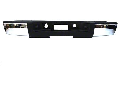 GM Bumper Assembly; Rear; With Rear Object Sensors; Chrome (07-13 Sierra 1500)