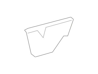 GM Bumper Cover Support; Front Left; Upper Cover; Rear Support (07-13 Sierra 1500)