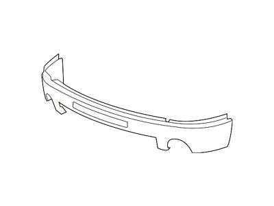 GM Front Bumper Face Bar; Chrome (07-08 Sierra 1500)