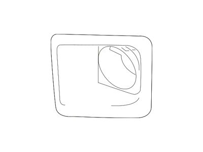 GM Bumper Insert; Front Left; Fog Lamp Bezel (14-15 Sierra 1500)