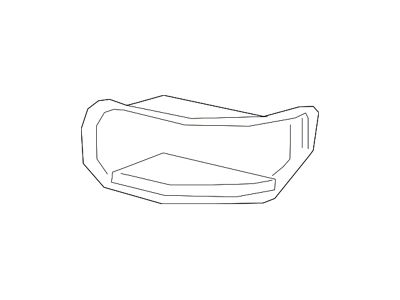 GM Bumper Insert; Rear Left; Corner Step Housing (19-25 Sierra 1500)